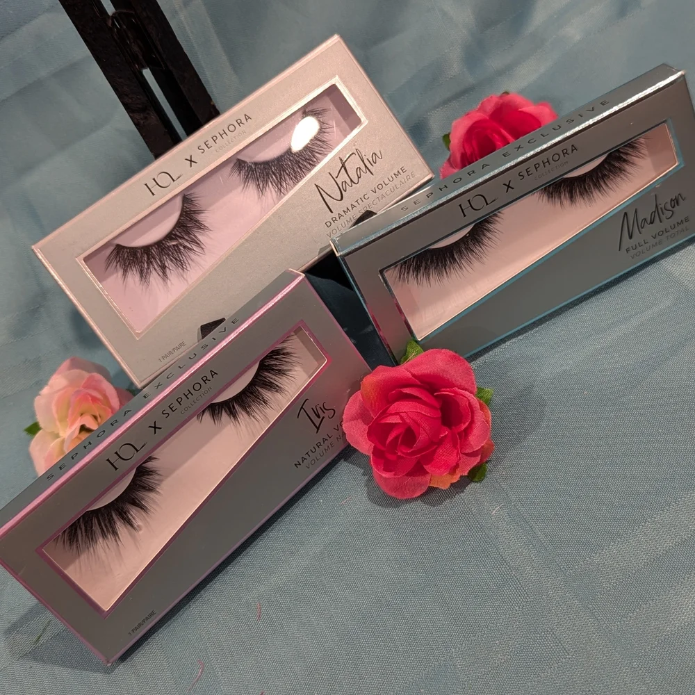 🆕 SEPHORA HOL Dramatic Volume Lashes  Black. Set Of 3. - Picture 2 of 11